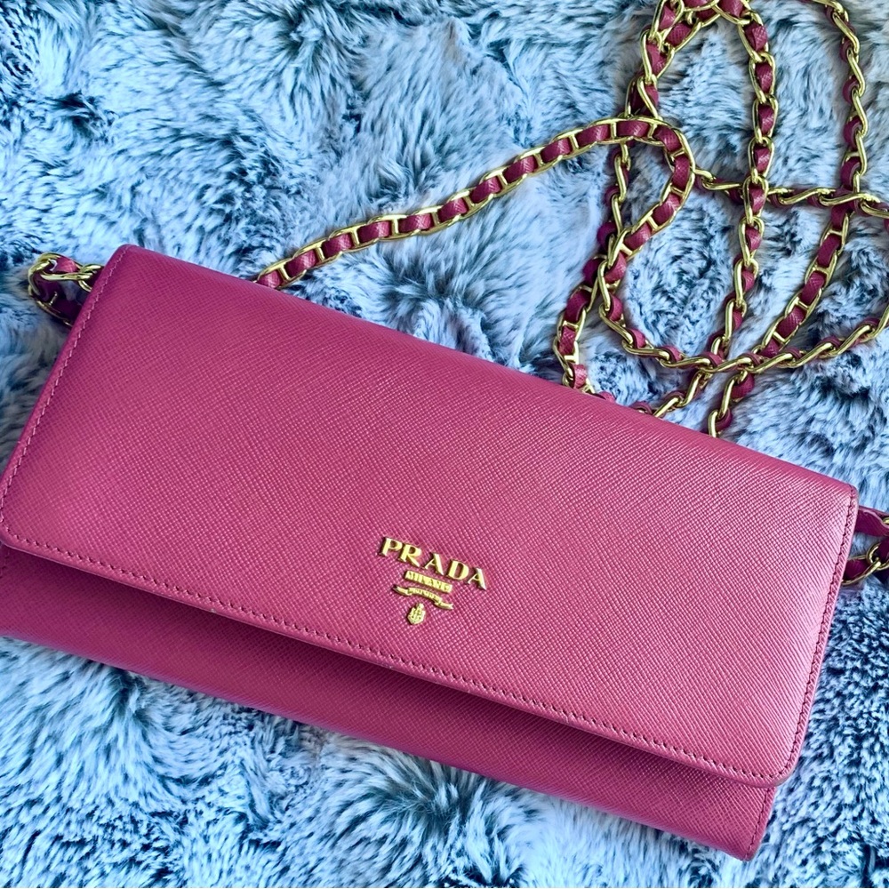Authentic Prada wallet on chain